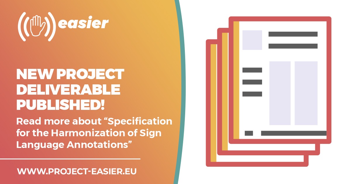 EASIER - D6.2 Specification for the harmonization of SL annotations