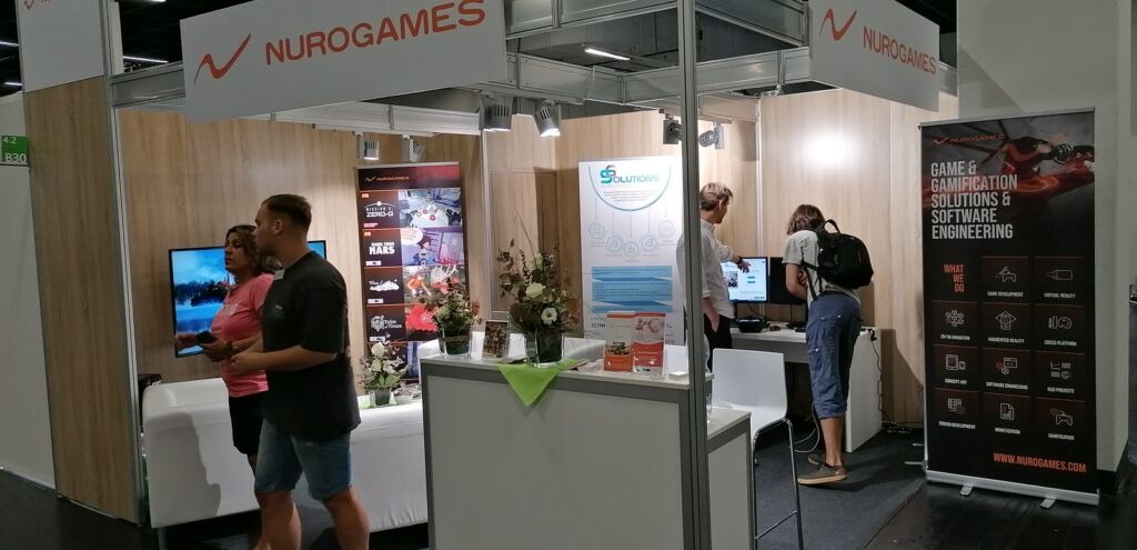 Nuromedia presenting EASIER at Gamescom - Nurogames' booth