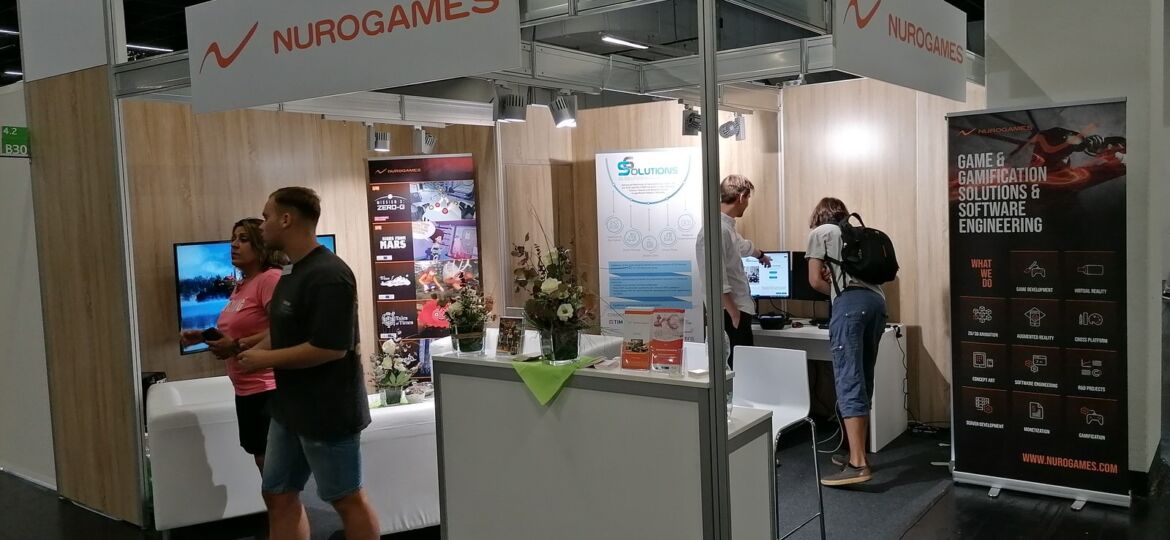 Nuromedia presenting EASIER at Gamescom - Nurogames' booth